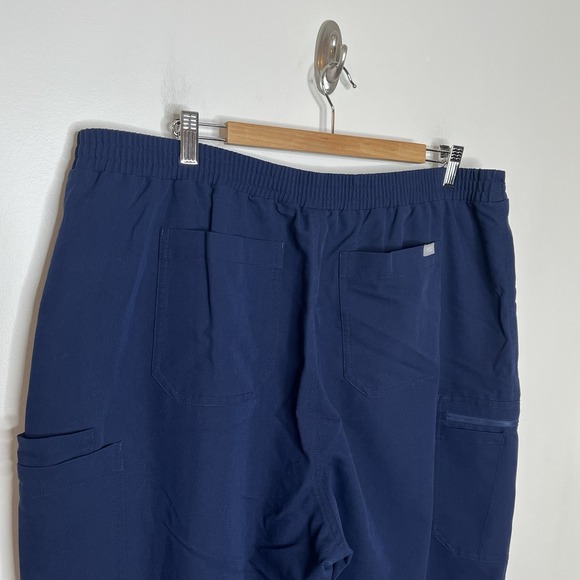 Figs Yola Skinny Scrub Pants Navy Blue Womens Size XXL Regular Bottoms PO 1602 - Picture 9 of 9